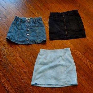 Girls 7/8 skirt bundle